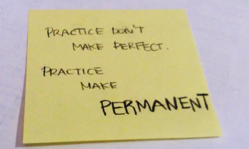 practice make permanent